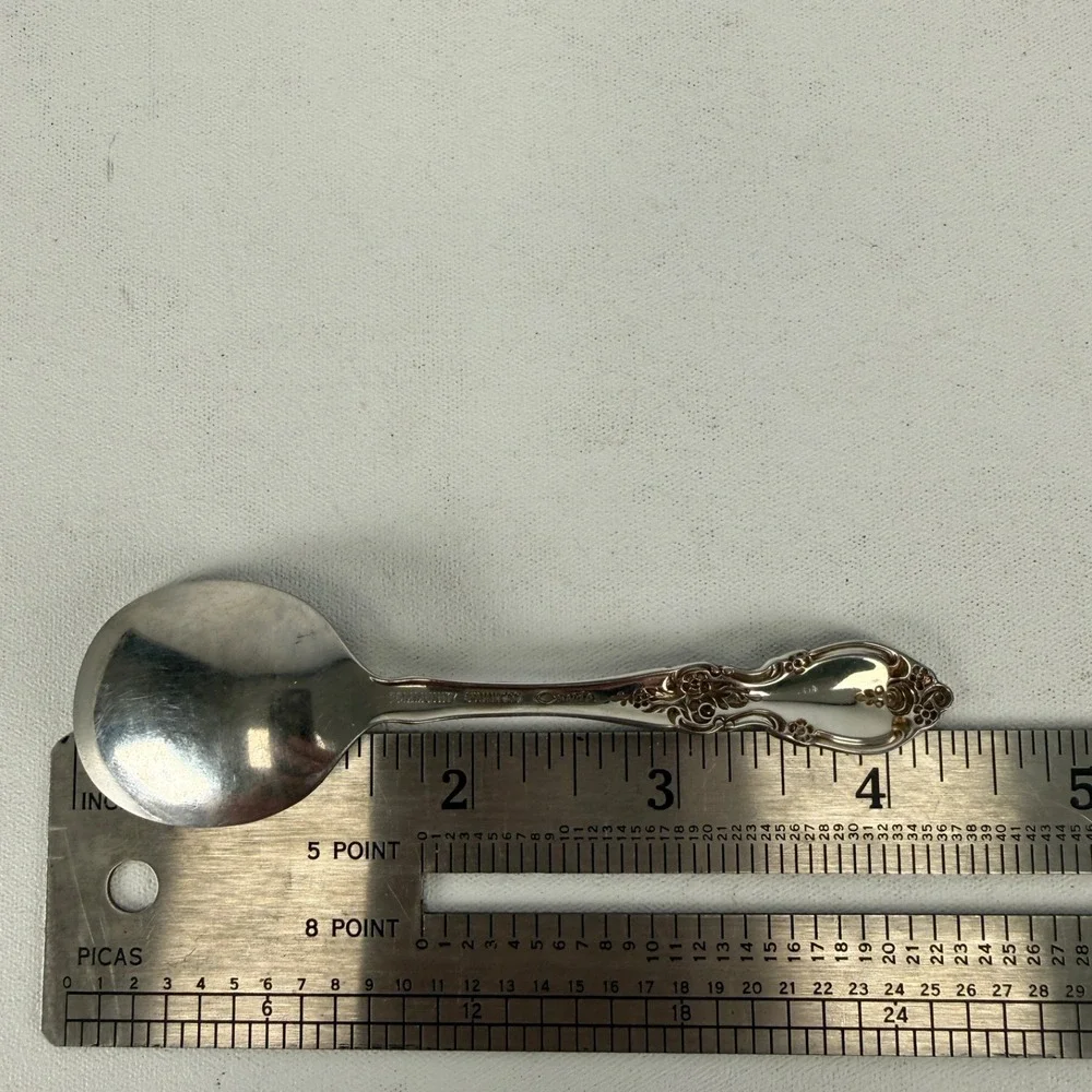 Oneida Community Stainless Silverware Baby Infant Fork & Spoon Set Louisiana